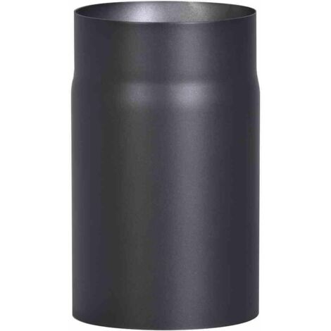 Ofenrohr 150 mm, Ø 150 mm,sw Wandstärke 2 mm, schwarz