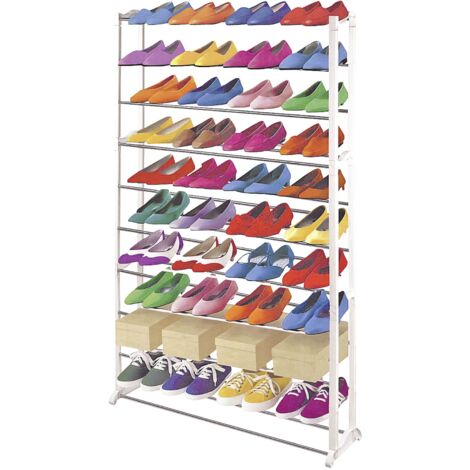 Schuhregal bis 40 Paar Schuhe Schuhständer Schuhschrank Regal Stecksystem Leicht (1/3)