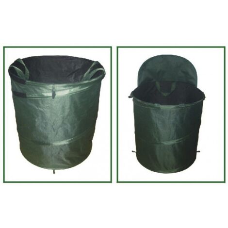 Garten Abfallbehälter 154 Liter Gartenabfallsack Laubsammler Abfallsack