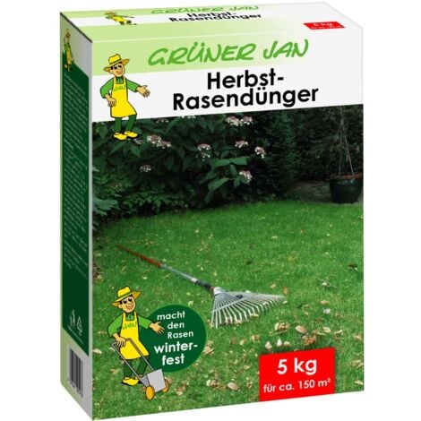 5kg Grüner Jan Herbst Rasendünger