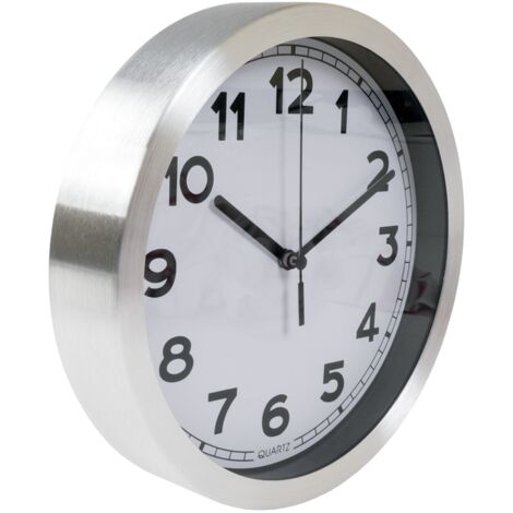 Wanduhr Küchenuhr Baduhr Bürouhr Deko Ruhig Antik Holz Lautlos