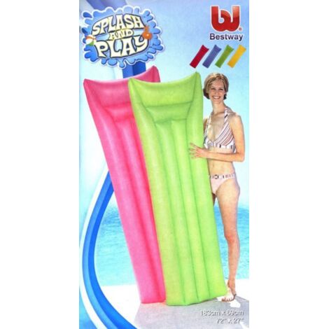 Bestway® Luftmatratze 183x69cm Schwimmmatte Wasserliege Reisebett Camping Zelten - grün