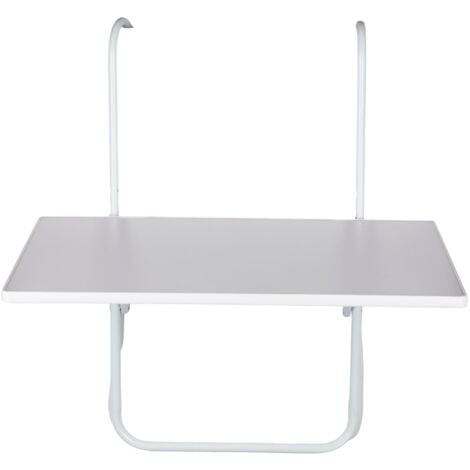Balkon Klapptisch weiß Balkontisch Gartentisch Hängetisch Campingtisch Tisch