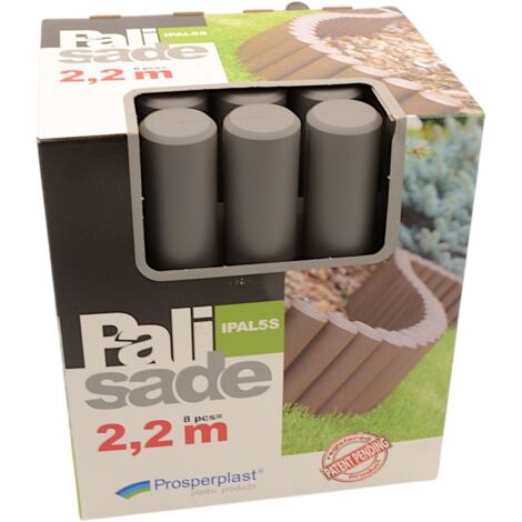 Gartenpalisade anthrazit Beeteinfassung Beetumrandung Beetpalisade Rasenkante