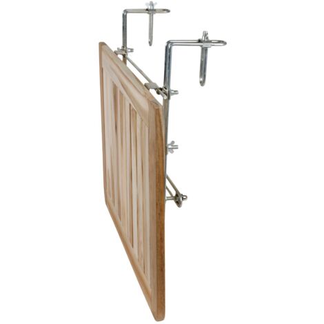 Balkon-Klapptisch Teakholz Balkonklapptisch Balkonhängetisch Balkontisch Teak