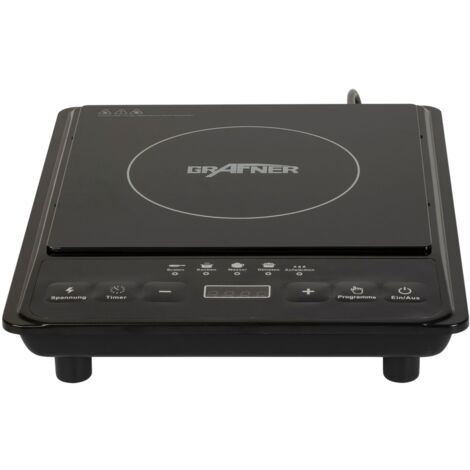 Grafner Induktions-Kochplatte IK10860 2000W Einzelkochplatte Kochfeld Camping