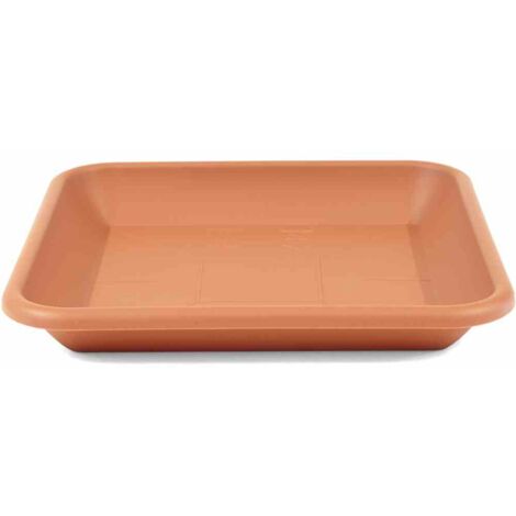 Untersetzer 41 x 41 cm, terracotta zu Siena Garden Topf Quadro 48 x 48 cm