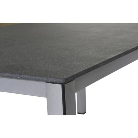 Elements Tisch 160x90x74 cm Gestell Aluminium silber, Tischplatte