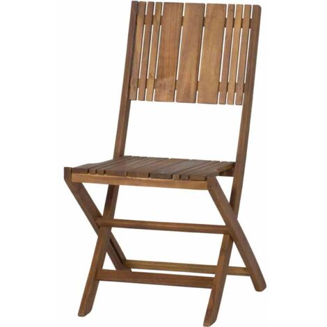 Falun Klappstuhl Gestell und Fläche Akazienholz FSC®-100% natur (1/5)