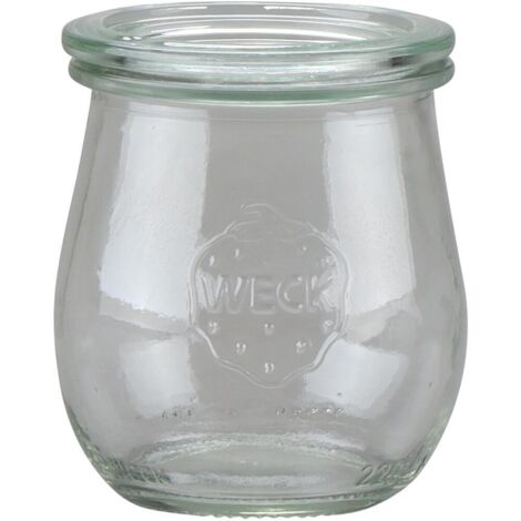 Tulpe-Glas "Cucinare" Rundrand 220 ml Weck-Glas, Rundrand-Deckel (1/4)
