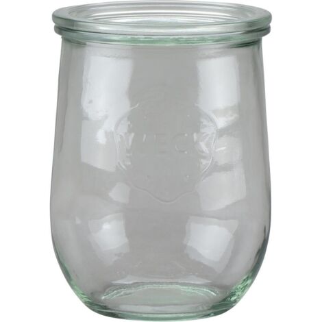 Tulpe-Glas Cucinare Rundrand 1,0 l Weck-Glas, Rundrand-Deckel (1/4)