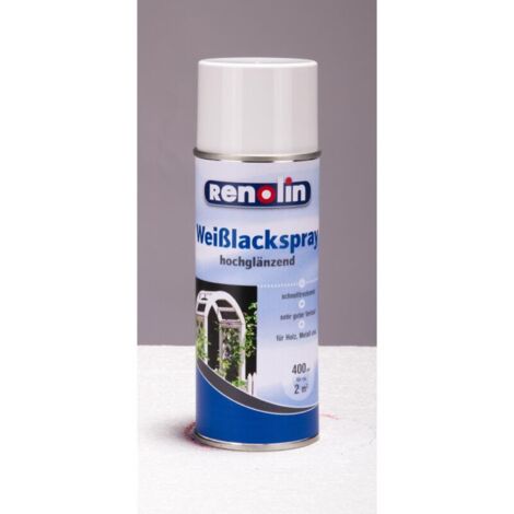 6x 400ml Weißlackspray Holz Metall lackieren schnelltrocknend hochglänzend