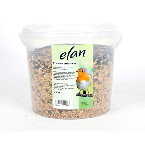 Winterstreufutter 3kg Eimer Wildvogel Vögel füttern Samen Großpackung Sonneblumenkerne etc.