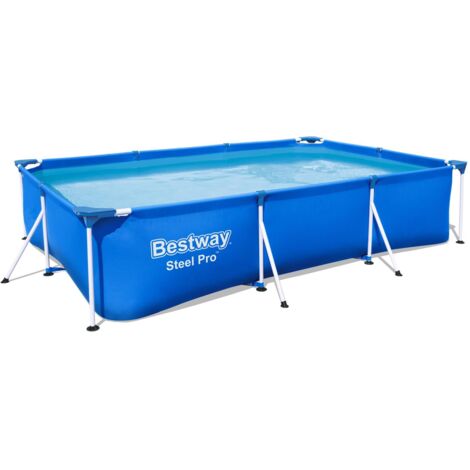 Steel Pro Bestway 56404 Rechteckiger Aufstellpool 300x201x66cm