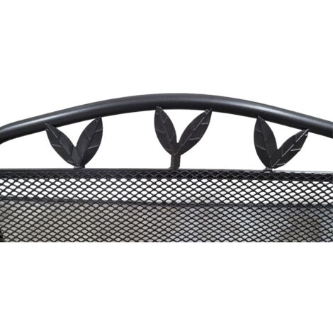 BURI Metall Stapelstuhl Anthrazit Gartenstuhl Terrassenstuhl