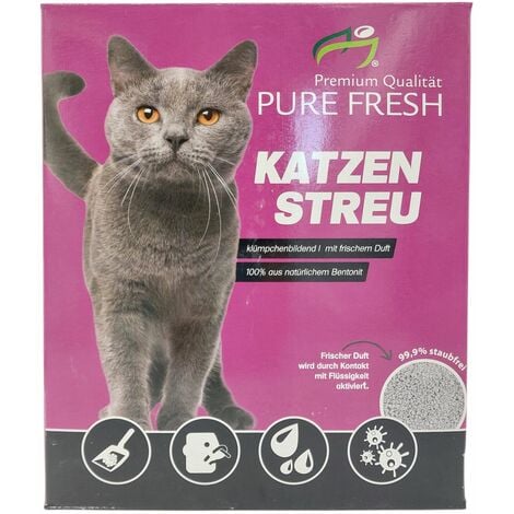 Katzenstreu 24L (20,8Kg) duftend Klumpstreu Haustierstreu Einstreu Haustier