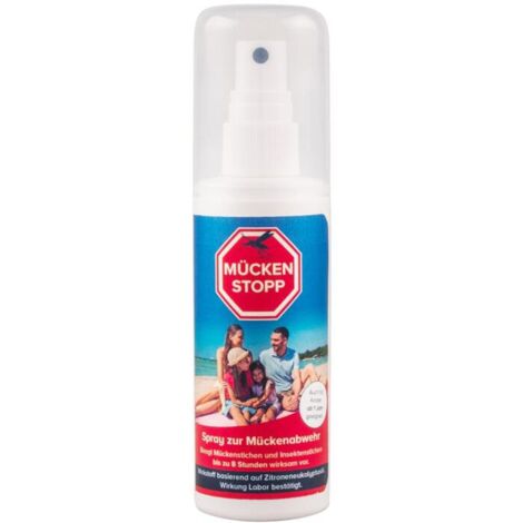 Mückenstopp 100ml Pumpspray Mückenspray Insektenspray Mückenschutz bis 8 Stunden