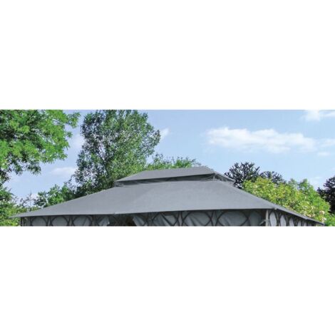 BURI Pavillon Ersatzdach Für Cape Town Garten-Pavillon Natur 4x3m Pavillondach