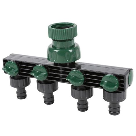 OSTWOLKE Bewässerungsventl 2/4Wege Wasserhahn Wasserverteler Für 1/2