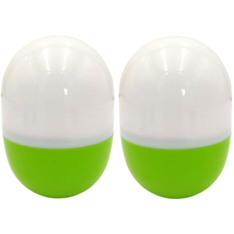 2x Dreh Dir Licht 2.0 Grün 12,5cm Nachtlicht Campinglampe Taschenlampe Leselampe