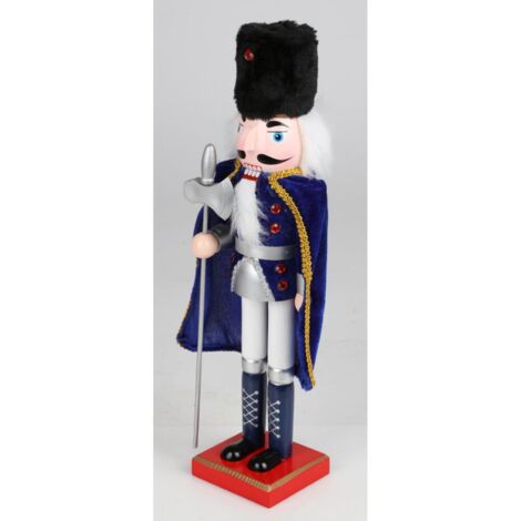 Osterhasen Nussknacker Holzfigur – 25 Cm Hasenstatue Als Festliche Tischdekoration Für Ostern & Frühling