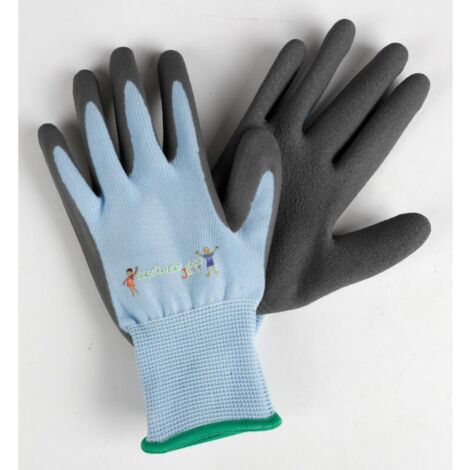 36x Grüner Jan Junior Kinder Handschuhe Gartenarbeit Montage Nitrit Latex Schutz