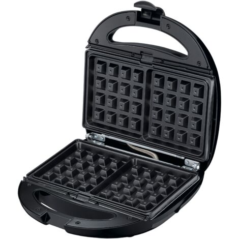 Taylor swoden Bruno 3-in-1 sandwichmaker, wafelijzer, bakplaat, 1200 W, voor 4 sandwiches, uitneembare antiaanbakplaat, 180 graden draaibaar voor snel en gelijkmatig bakken, BPA-vrij