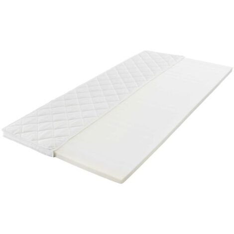 Matratzenauflage 90x200cm Klimafaser Weiß Topper Schoner Bezug Schutz Unterbett