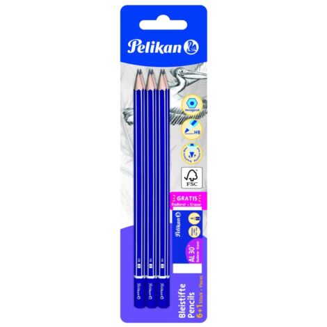 30 HB Bleistifte Mit Radiergummi – Dreikantform, Vorgespitzt, Für Schule & Büro, 188 Mm Länge, Mehrfarbig