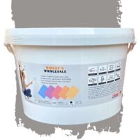 2,5 Liter Premium Klasse 1 Wandfarbe Oasis Grey Grau tropf- und spritzgehemmt hochdeckend geruchslos Edelmatt