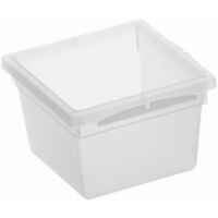Ordnungssystem 8 x 8 x 5 cm Kunststoff natur