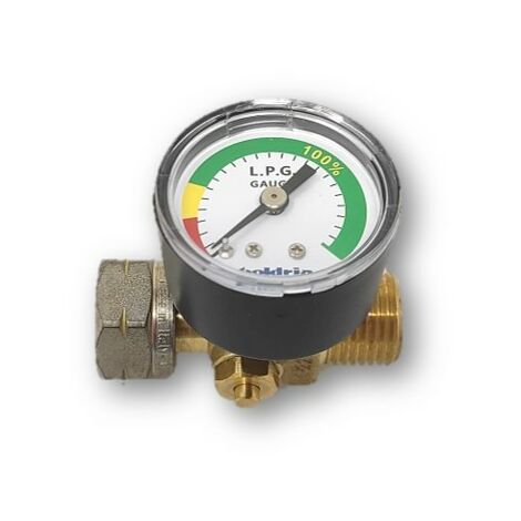 Indicatore di livello per bombola GPL con valvola di sicurezza di eccesso di flusso e valvola di sicurezza termica