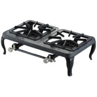 Fornellone 2 fuochi in Ghisa Utilizzo con gas GPL