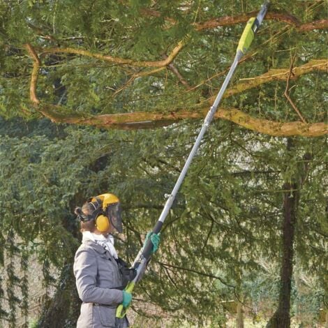 Garden Gear 600W Electric Telescopic Pole Chainsaw Tree Pruner Long Reach Extendable Up to 2.9m
