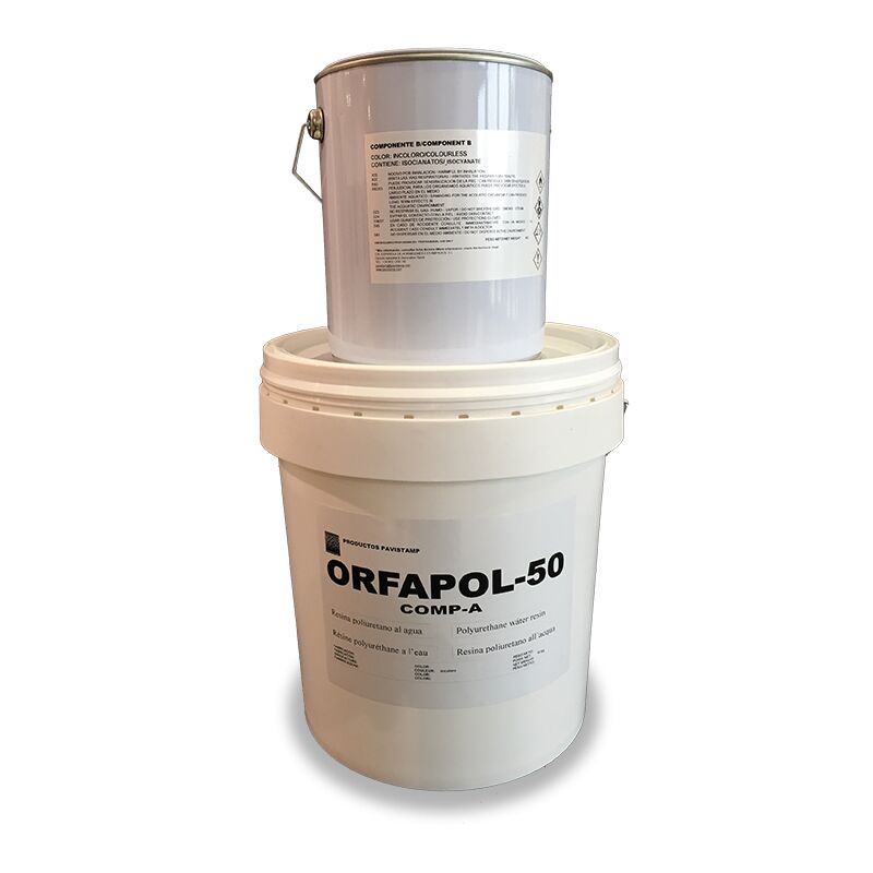 Resina al agua Orfapol 50 Mate (A+B+C) 1,250 Kg