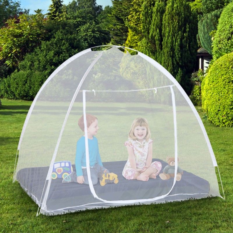 Moustiquaire Dome Pop Up 195x150 Cm Mobile Pour Lit