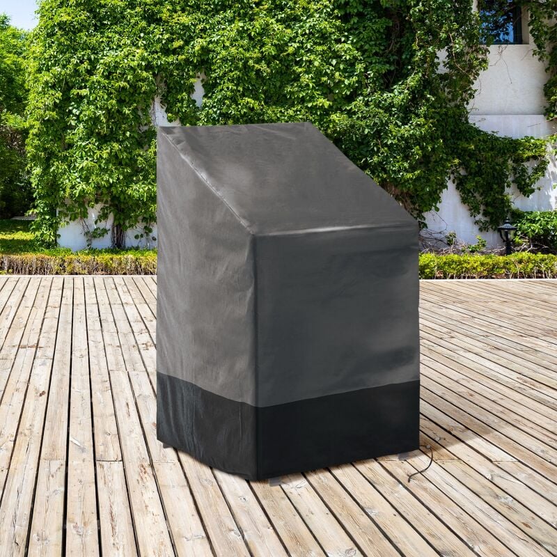Housse de Protection pour Chaises de Jardin 94 x 94 x 69 cm - Titanium