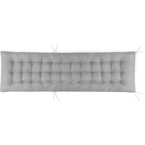 Lot de 2 coussins universels de transat ADAM 180 cm gris anthracite