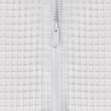 Serre tunnel de jardin IDMARKET ROMA - 6M² - Blanche - Gamme maraîchère - 2x3M