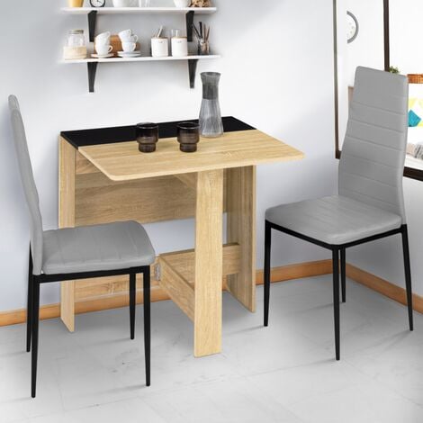 Table console pliable - IDMARKET - EDI - Bois blanc