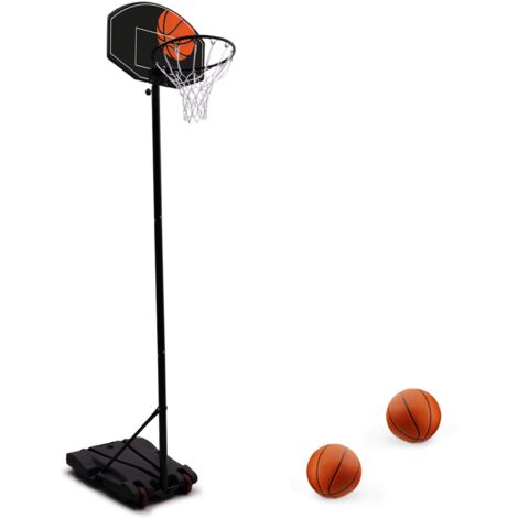 Panier de Basket-Ball sur Pied Hauteur Réglable 11 Niveaux 135-305 CM
