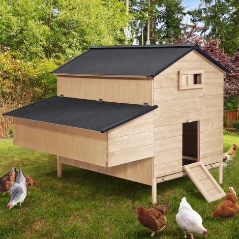 Poulailler Chalet Xxl Pour Poules Avec Pondoir En Bois