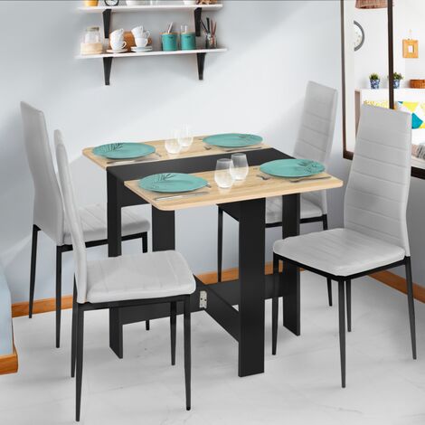 Nolah table à manger extensible 4 à 6 personnes - coloris chêne - style  industriel - salle à manger, cuisine - Conforama
