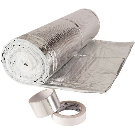 Rouleau isolant thermique réflecteur aluminium 14 x 1,2 m (vendu