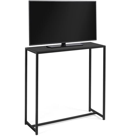 Console DAVIS en métal noir mat design industriel