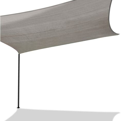IDMARKET Voile d'ombrage rectangulaire gris clair