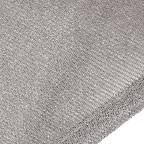 IDMARKET Voile d'ombrage rectangulaire gris clair