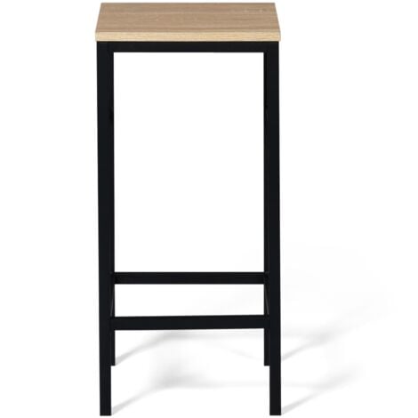 Lot de 2 tabourets de bar DETROIT design industriel