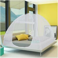Moustiquaire dôme pop-up grandes dimensions 195x180 cm mobile pour lit