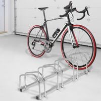 Râtelier vélo pour 4 vélos rangement vélo sol ou mural pour garage et jardin